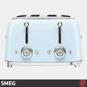 توستر نان 4 اسلایس اسمگ مدل SMEG TSF03PB | اسلات کوچک