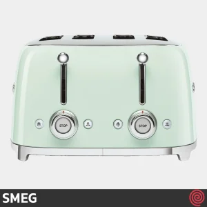 توستر نان 4 اسلایس اسمگ مدل SMEG TSF03PG | اسلات کوچک