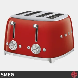 توستر نان 4 اسلایس اسمگ مدل SMEG TSF03RD | اسلات کوچک
