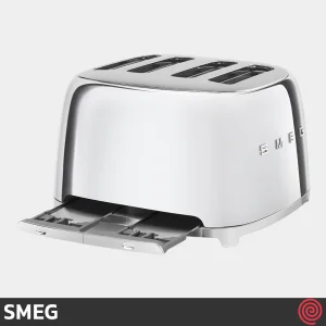 توستر نان 4 اسلایس اسمگ مدل SMEG TSF03SSEU | اسلات کوچک