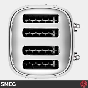 توستر نان 4 اسلایس اسمگ مدل SMEG TSF03SSEU | اسلات کوچک
