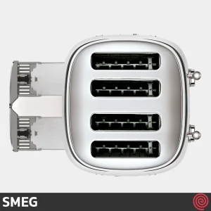 توستر نان 4 اسلایس اسمگ مدل SMEG TSF03SSEU | اسلات کوچک