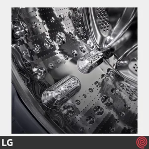 دیگ برجسته ماشین لباسشویی ال جی F4R3TYG6P با سرعت چرخش 1400 دور در دقیقه