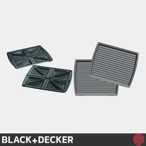 گریل و ساندویچ ساز بلک اند دکر مدل BLACK+DECKER TS4080-B5