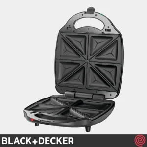گریل و ساندویچ ساز بلک اند دکر مدل BLACK+DECKER TS4130-B5