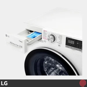 کشوی مواد شوینده و پنل کنترلی ماشین لباسشویی اسمارت ال جی F4V5RYP0W