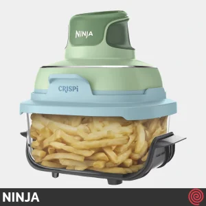 سرخ کن بدون روغن نینجا مدل NINJA CRISPi  FN101GNBL | گنجایش 3.8 لیتر و 1.4 لیتر