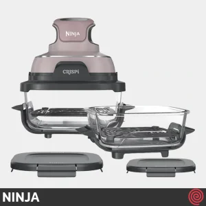 سرخ کن بدون روغن نینجا مدل NINJA CRISPi  FN101PK | گنجایش 3.8 لیتر و 1.4 لیتر