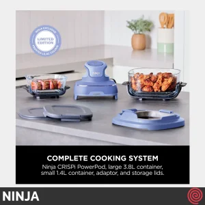 سرخ کن بدون روغن نینجا مدل NINJA CRISPi FN101PR | گنجایش 3.8 لیتر و 1.4 لیتر