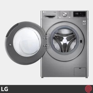 ماشین لباسشویی ال جی V7 با سرعت 1400 دور در دقیقه رنگ نقره ای پلاتینیومی