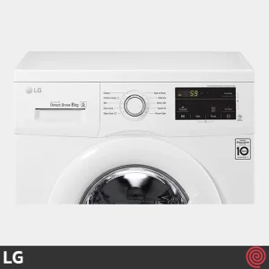 صفحه نمایش و دکمه های کنترلی ماشین لباسشویی ال جی WJ1408NTP
