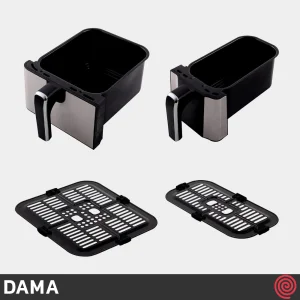 سرخ کن بدون روغن داما مدل DAMA DF8020 | گنجایش 8.6 لیتر