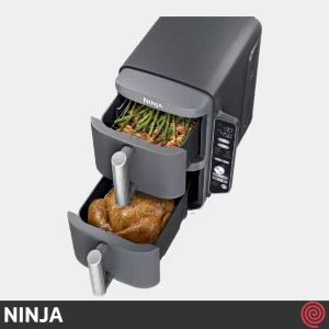 سرخ کن بدون روغن نینجا مدل NINJA DoubleStack SL401 | گنجایش 9.5 لیتر
