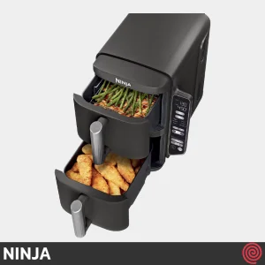 سرخ کن بدون روغن نینجا مدل NINJA DoubleStack SL201 | گنجایش 9.5 لیتر