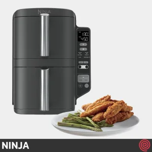 سرخ کن بدون روغن نینجا مدل NINJA DoubleStack SL201 | گنجایش 9.5 لیتر