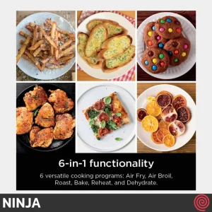 سرخ کن بدون روغن نینجا مدل NINJA DoubleStack SL201 | گنجایش 9.5 لیتر