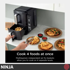 سرخ کن بدون روغن نینجا مدل NINJA DoubleStack SL201 | گنجایش 9.5 لیتر