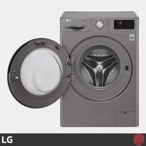 خرید ماشین لباسشویی نقره ای ال جی F4J6VYP2S با ظرفیت 9 کیلوگرم