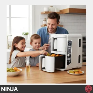 سرخ کن بدون روغن نینجا مدل NINJA DoubleStack SL400WH | گنجایش 9.5 لیتر