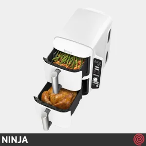 سرخ کن بدون روغن نینجا مدل NINJA DoubleStack SL400WH | گنجایش 9.5 لیتر