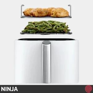 سرخ کن بدون روغن نینجا مدل NINJA DoubleStack SL400WH | گنجایش 9.5 لیتر