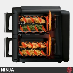 سرخ کن بدون روغن نینجا مدل NINJA DoubleStack SL300 | گنجایش 7.6 لیتر
