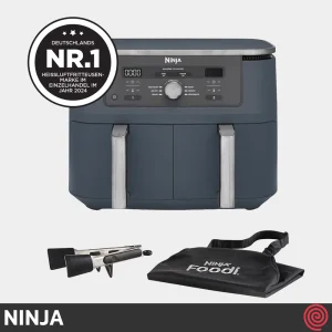 سرخ کن بدون روغن نینجا مدل NINJA DualZone DZ400 | گنجایش 9.5 لیتر