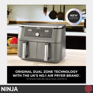 سرخ کن بدون روغن نینجا مدل NINJA DualZone DZ400 | گنجایش 9.5 لیتر