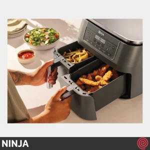 سرخ کن بدون روغن نینجا مدل NINJA DualZone DZ300 | گنجایش 7.6 لیتر