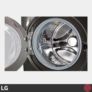 ماشین لباسشویی ال جی WDV2101 رنگ مشکی با دیگ شستشوی استیل ضد زنگ