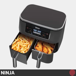 سرخ کن بدون روغن نینجا مدل NINJA DualZone DZ201 | گنجایش 7.6 لیتر