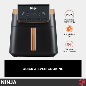 سرخ کن بدون روغن نینجا مدل NINJA AF180EUCP | گنجایش 6.2 لیتر