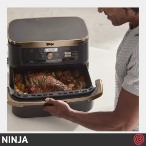 سرخ کن بدون روغن نینجا مدل NINJA Foodi FlexDrawer AF500DBCP | گنجایش 10.4 لیتر