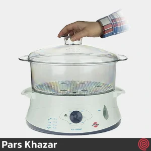 بخارپز پارس خزر مدل Pars Khazar FS-12000P | گنجایش ۱۲ لیتری