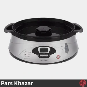 بخارپز پارس خزر مدل دیجی استایل Pars Khazar Digi Steel | گنجایش 13 لیتری