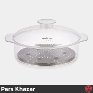 بخارپز پارس خزر مدل دیجی استایل Pars Khazar Digi Steel | گنجایش 13 لیتری
