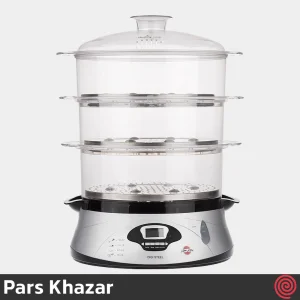 بخارپز پارس خزر مدل دیجی استایل Pars Khazar Digi Steel | گنجایش 13 لیتری