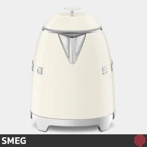 کتری برقی مینی اسمگ مدل SMEG KLF05CR | رنگ کرم با گنجایش 0.8 لیتر