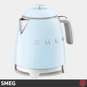 کتری برقی مینی اسمگ مدل SMEG KLF05PB | رنگ آبی پاستلی با گنجایش 0.8 لیتر