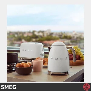 کتری برقی اسمگ مدل SMEG KLF03WH | رنگ سفید مات با گنجایش 1.7 لیتر