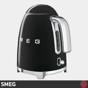 کتری برقی اسمگ مدل SMEG KLF03BLM | رنگ مشکی براق با گنجایش 1.7 لیتر
