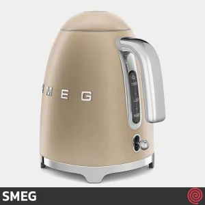 کتری برقی اسمگ مدل SMEG KLF03GOM | رنگ طلایی مات با گنجایش 1.7 لیتر