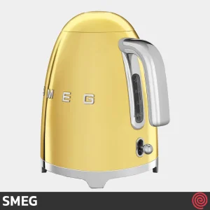 کتری برقی اسمگ مدل SMEG KLF03GO | رنگ طلایی براق با گنجایش 1.7 لیتر