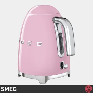 کتری برقی اسمگ مدل SMEG KLF03PK | رنگ صورتی با گنجایش 1.7 لیتر