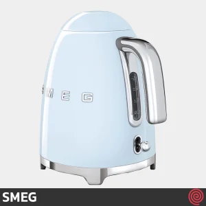 کتری برقی اسمگ مدل SMEG KLF03PB | رنگ آبی پاستلی با گنجایش 1.7 لیتر