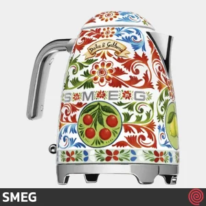 کتری برقی اسمگ مدل SMEG KLF03DG | طرح دولچه گابانا رنگ قرمز با گنجایش 1.7 لیتر