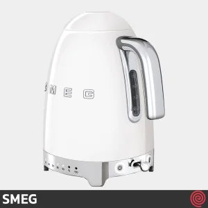 کتری برقی مدرج اسمگ مدل SMEG KLF04WH | رنگ سفید براق با گنجایش 1.7 لیتر