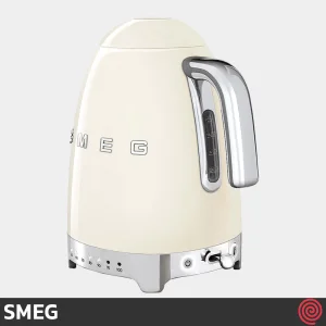 کتری برقی مدرج اسمگ مدل SMEG KLF04CR | رنگ کرم با گنجایش 1.7 لیتر