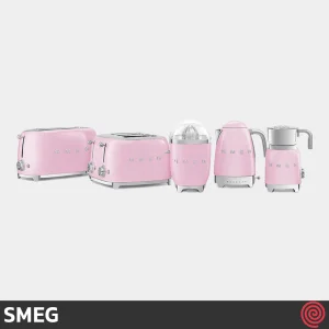 کتری برقی مدرج اسمگ مدل SMEG KLF04PK | رنگ صورتی با گنجایش 1.7 لیتر