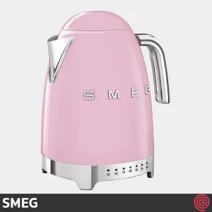 کتری برقی مدرج اسمگ مدل SMEG KLF04PK | رنگ صورتی با گنجایش 1.7 لیتر